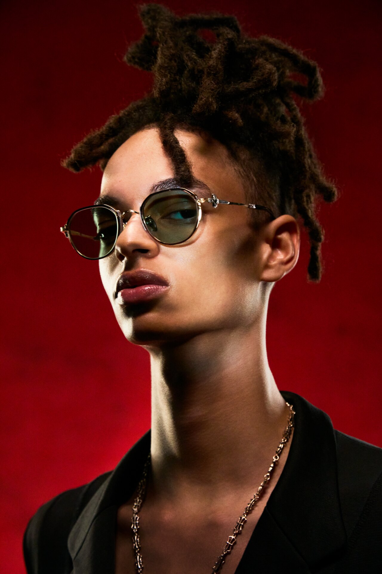 Portrait wearing Ptolemy48 eyewear
